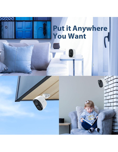 Cámara de Seguridad Inalámbrica Zmodo 1080p IP65 Batería