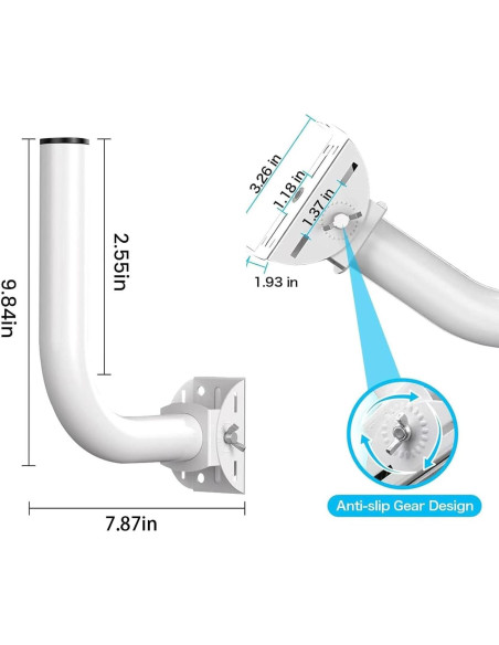 Soporte de Montaje Inalámbrico OWOKISO - Paquete de 2, Ajustable 150