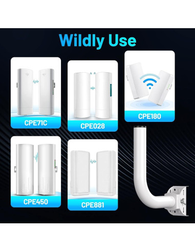 Soporte de Montaje Inalámbrico OWOKISO - Paquete de 2, Ajustable 150