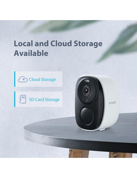 Cámara de Seguridad Inalámbrica Zmodo 1080p IP65 Batería