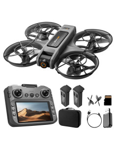 Drone RC APIZCUK S156 con Pantalla 4.92" y Doble Cámara UHD