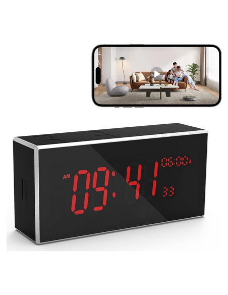 Cámara de Seguridad Interior Kelucimy H1 1080P Wi-Fi con Visión Nocturna