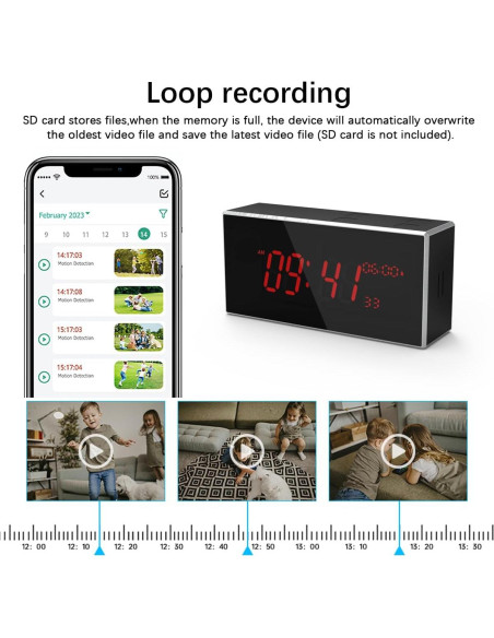 Cámara de Seguridad Interior Kelucimy H1 1080P Wi-Fi con Visión Nocturna