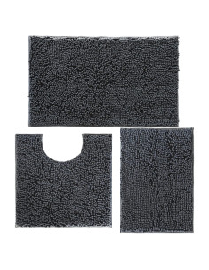 Juego de 3 Alfombrillas de Baño Antideslizantes RUN HELIX