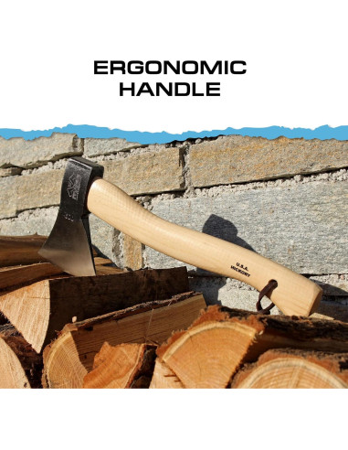 Hacha Prandi PRA0306TH Acero Carbono 600g Mango Hickory