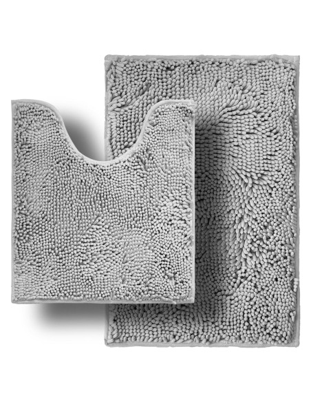 Conjunto de Alfombrillas de Baño Flotstiga 2 Piezas Antideslizantes Conjunto de Alfombrillas de Baño Flotstiga 2 Piezas Antideslizantes