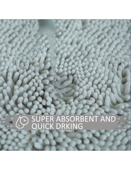 Conjunto de Alfombrillas de Baño Flotstiga 2 Piezas Antideslizantes Conjunto de Alfombrillas de Baño Flotstiga 2 Piezas Antideslizantes