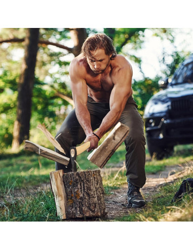 Hacha Prandi PRA0306TH Acero Carbono 600g Mango Hickory