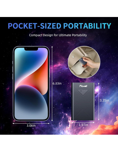 SSD Externo Fikwot FP80 1TB USB 3.2, 2000MB/s, Compatible PS5