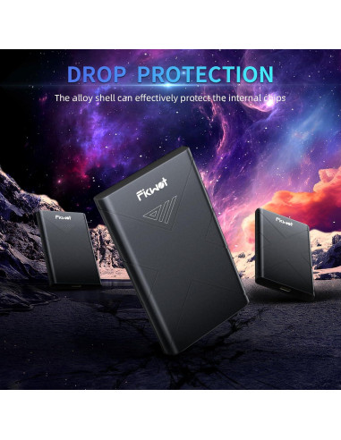 SSD Externo Fikwot FP80 1TB USB 3.2, 2000MB/s, Compatible PS5