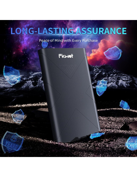 SSD Externo Fikwot FP80 1TB USB 3.2, 2000MB/s, Compatible PS5