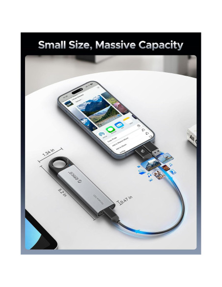 ORICO SSD Externo 1TB C10 USB 3.0 1050MB/s Portátil