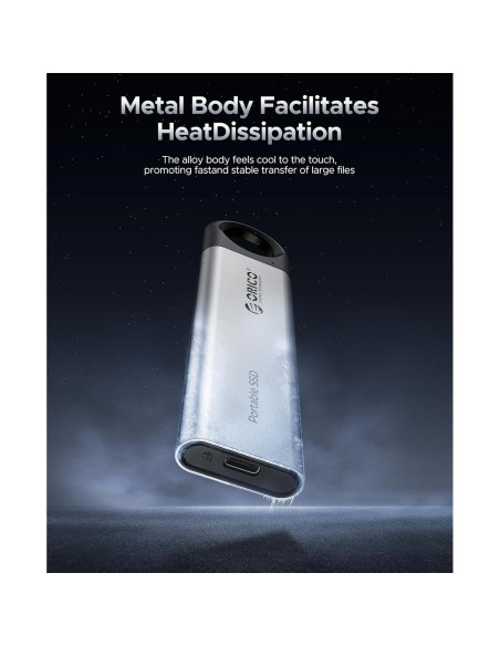 ORICO SSD Externo 1TB C10 USB 3.0 1050MB/s Portátil