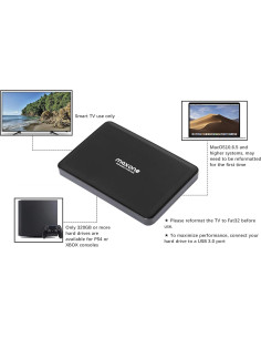 Disco Duro Externo Maxone 500GB USB 3.0 Portátil Negro 2