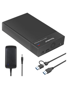 Estación de Acoplamiento Tccmebius TCC-S8 para HDD/SSD SATA 2.5/3.5" hasta 22TB