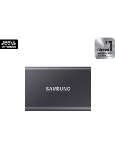 Samsung T7 SSD Portátil 1TB Gris Titanio, 1050MB/s USB 3.2 2