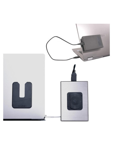 Soporte Externo para Disco Duro DriveSlide Negro - Organizador Portátil