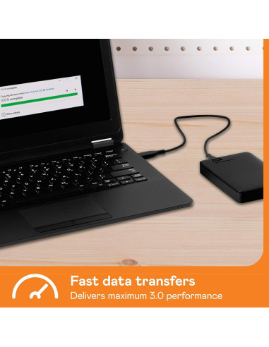 Disco Duro Externo Portátil WD 3TB USB 3.0 Negro