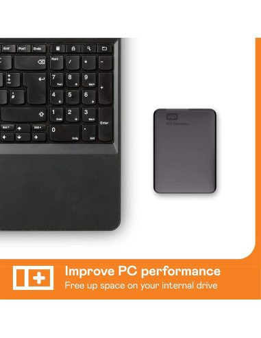 Disco Duro Externo Portátil WD 3TB USB 3.0 Negro