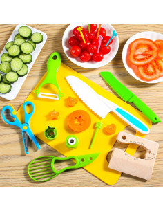 Juego de cuchillos para niños Hirger 46 piezas Montessori 2