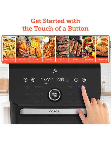 Freidora de Aire COSORI 10 Qt Horno Tostador 14 en 1 Inteligente