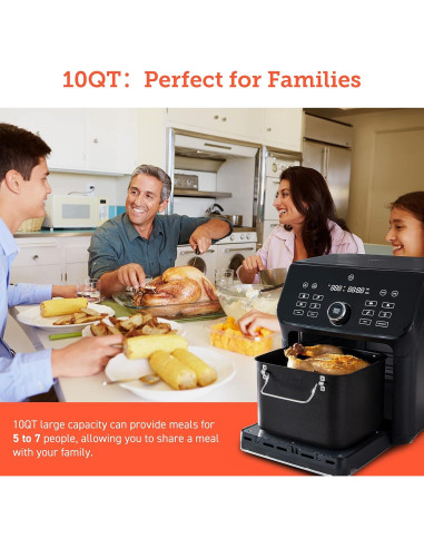 Freidora de Aire COSORI 10 Qt Horno Tostador 14 en 1 Inteligente