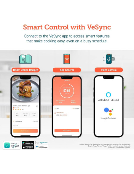 Freidora de Aire COSORI 10 Qt Horno Tostador 14 en 1 Inteligente