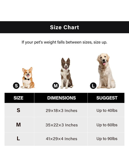 Cama para Perros Grandes Western Home WH Espuma Ortopédica 88.9x55.9cm