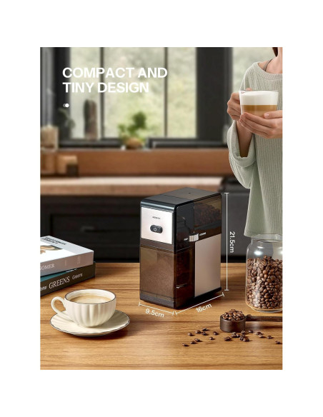 Molino de Café Eléctrico Reemix BRL-3062 Ajustable 1.31kg Molino de Café Eléctrico Reemix BRL-3062 Ajustable 1.31kg