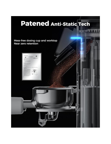 Molinillo de Café Tuni G1 Cónico Antiestático 48 Configuraciones