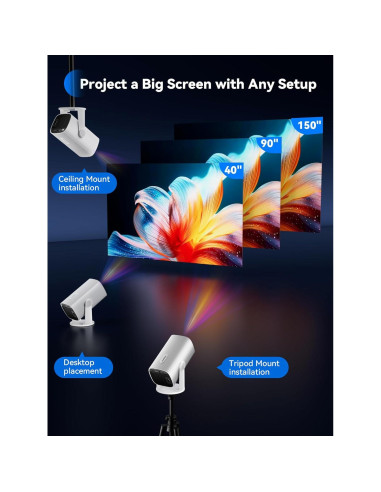 Mini Proyector SOOMFON SK1 1080P Bluetooth Portátil 0.59 kg