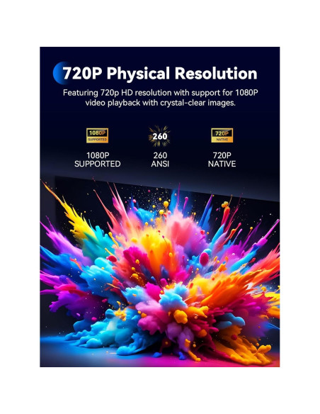 Mini Proyector SOOMFON SK1 1080P Bluetooth Portátil 0.59 kg