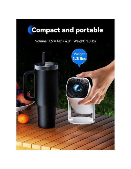 Mini Proyector SOOMFON SK1 1080P Bluetooth Portátil 0.59 kg