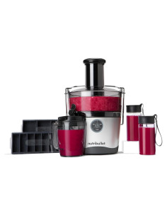 NutriBullet Exprimidor Pro 1000W 2L Plata con 3 Velocidades