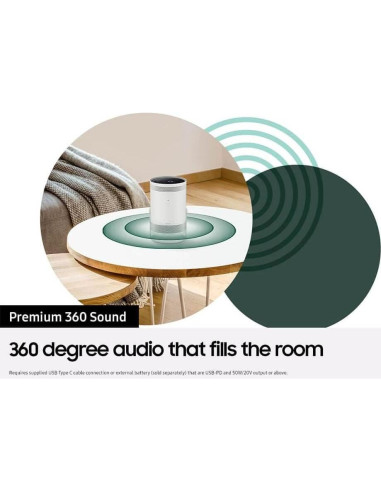 Proyector Portátil Inteligente Samsung The Freestyle FHD 1080p