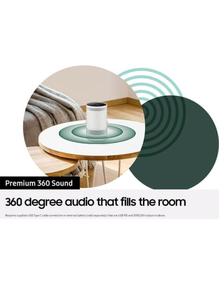 Proyector Portátil Inteligente Samsung The Freestyle FHD 1080p