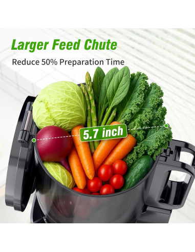 Exprimidor de Prensa en Frío VENNEX 1.04L Doble Tornillo