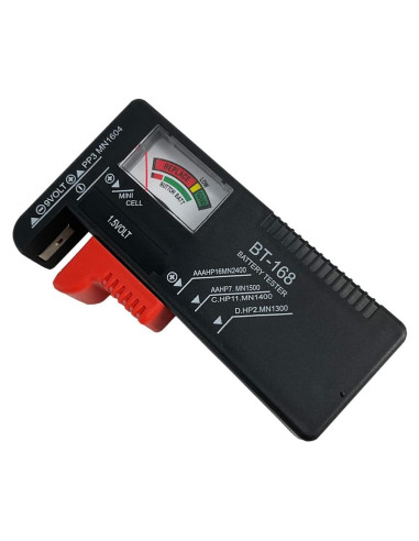 Probador de Baterías ZUFECY BT-168 Compacto 1.5V 9V
