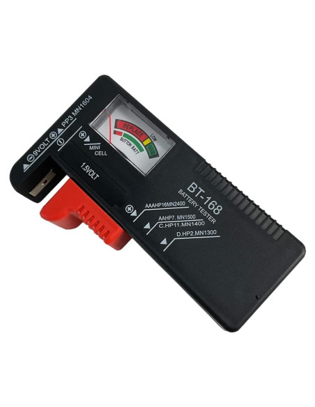 Probador de Baterías ZUFECY BT-168 Compacto 1.5V 9V