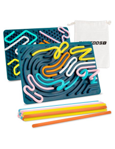 Tablero Sensorial de Silicona JHMFDDSB Verde Oscuro 15 Cuerdas