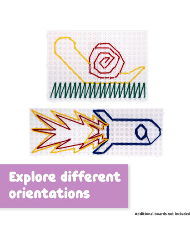 Tableros de Enhebrado SPARK & WOW | Set de 2 | Actividad Sensorial