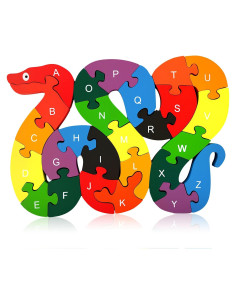 Rompecabezas de Alfabeto y Números Montessori LovesTown 20x15cm