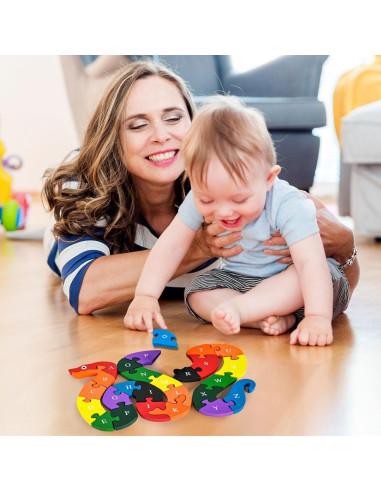 Rompecabezas de Alfabeto y Números Montessori LovesTown 20x15cm