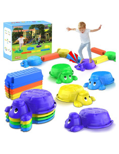 Piedras de Salto Antideslizantes Sinpedex - 10 Pcs para Niños 3+