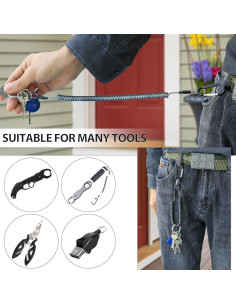 Lanyard de Pesca BB Hapeayou 7 Piezas Resistente 149,86 cm 2