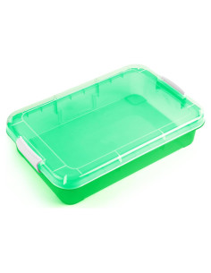 Bandeja de Juego Sensory Bin Madzee 38.1 cm con Tapa Verde