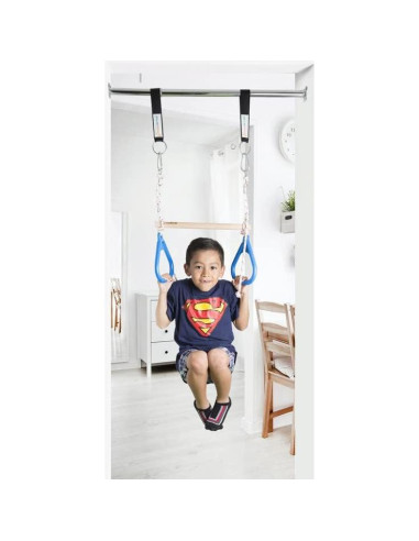 Columpio Sensorial de Puerta DreamGYM - Kit con Barra y Anillos