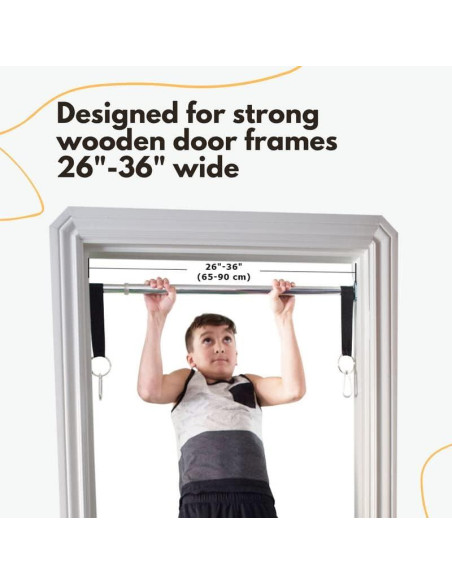Columpio Sensorial de Puerta DreamGYM - Kit con Barra y Anillos