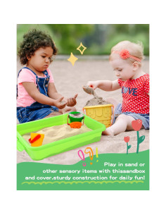 Bandeja de Arena Sensorial AtMini 38.1x25.4cm con Tapa 2