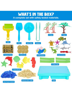 Mesa Sensorial Oceánica Carolart 43.2x29.2 cm para Niños 2